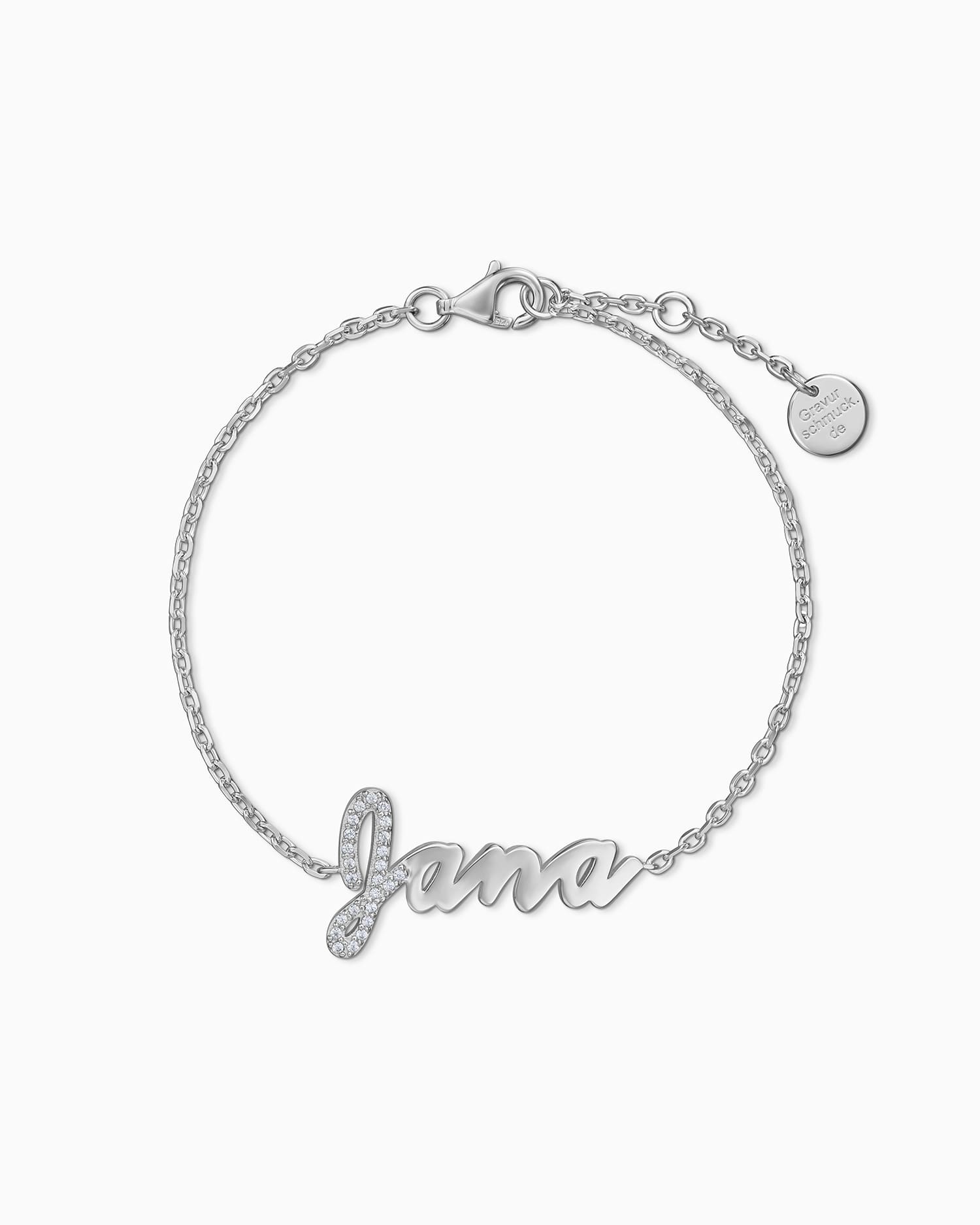 Zirconia Name Bracelet