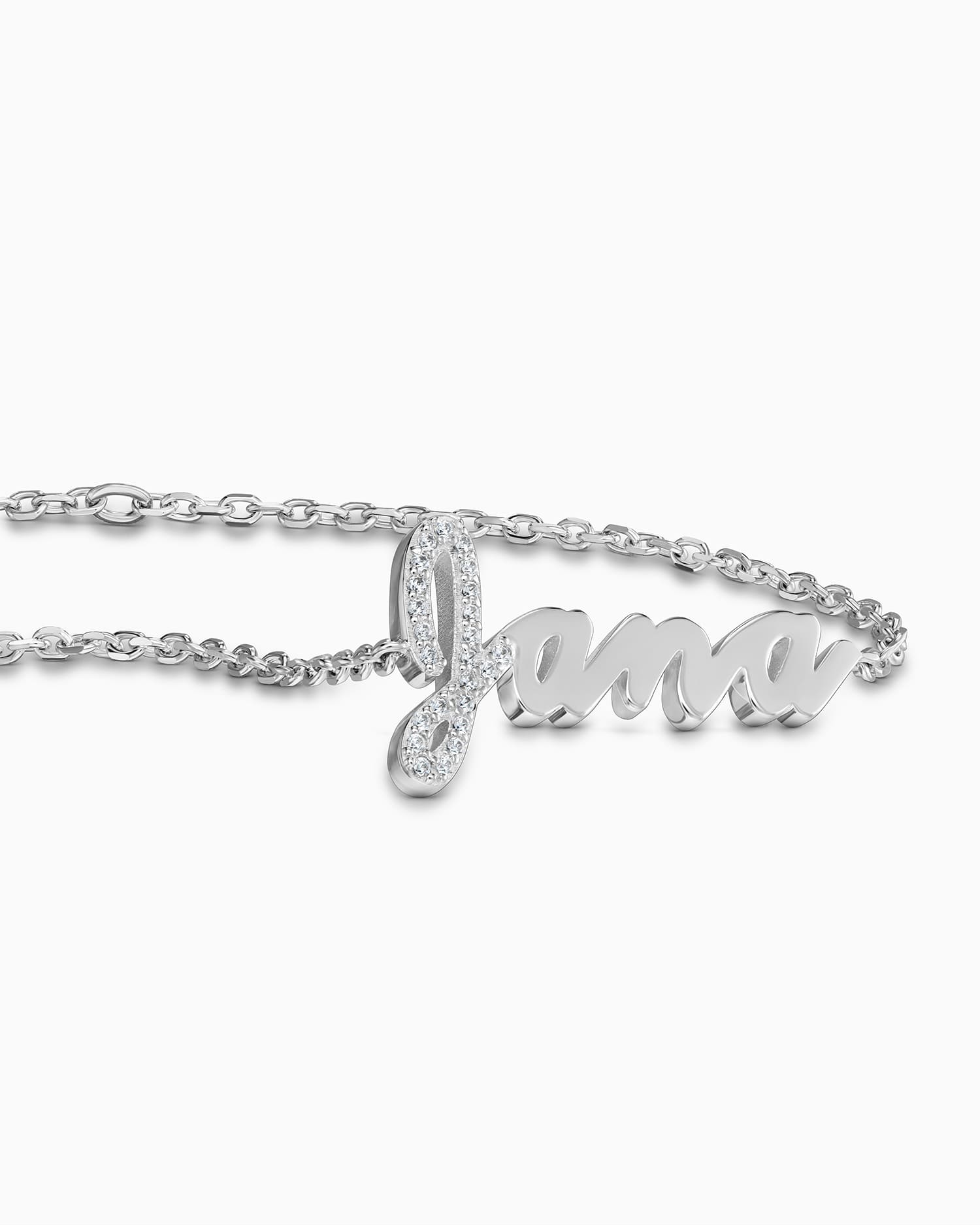 Zirconia Name Bracelet