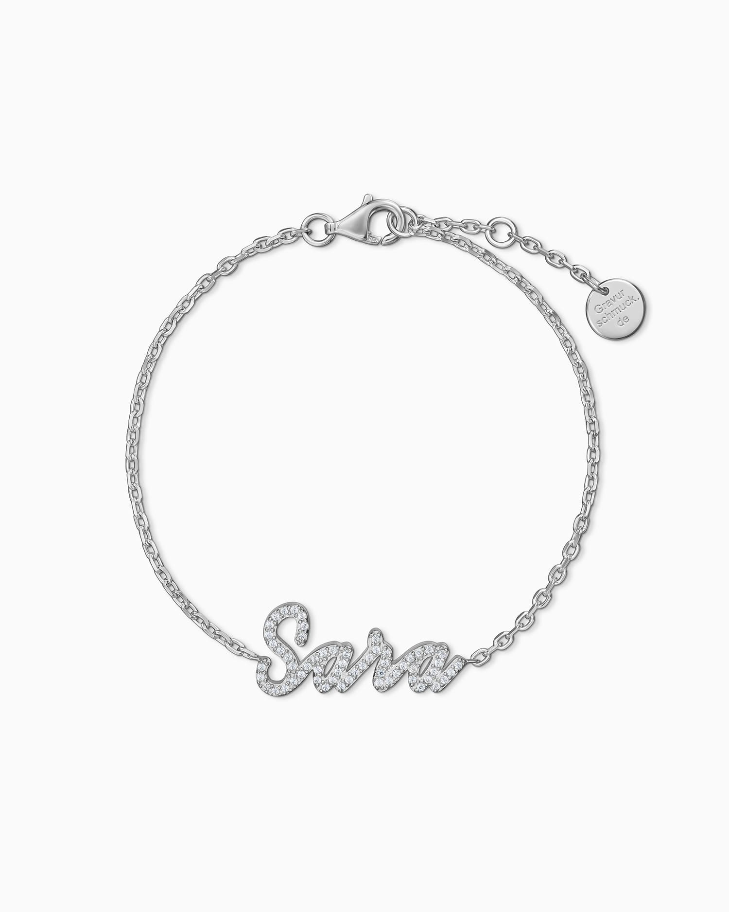Zirconia Name Bracelet
