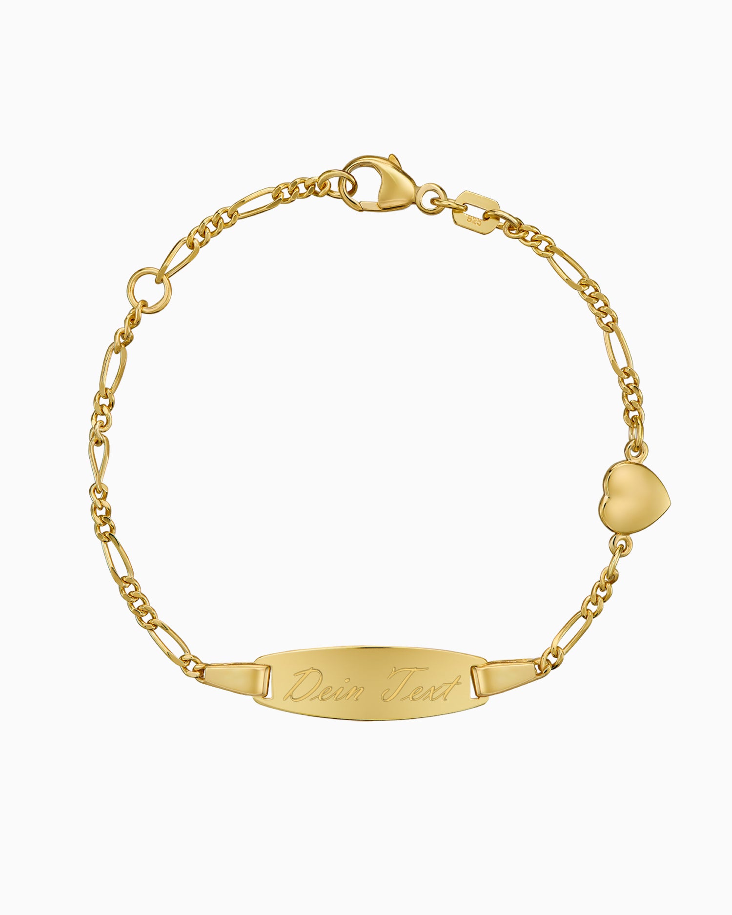 Gravurarmband Gravurplatte Herz