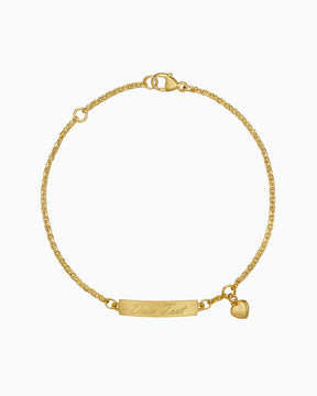 Gravurarmband Gravurplatte Herz