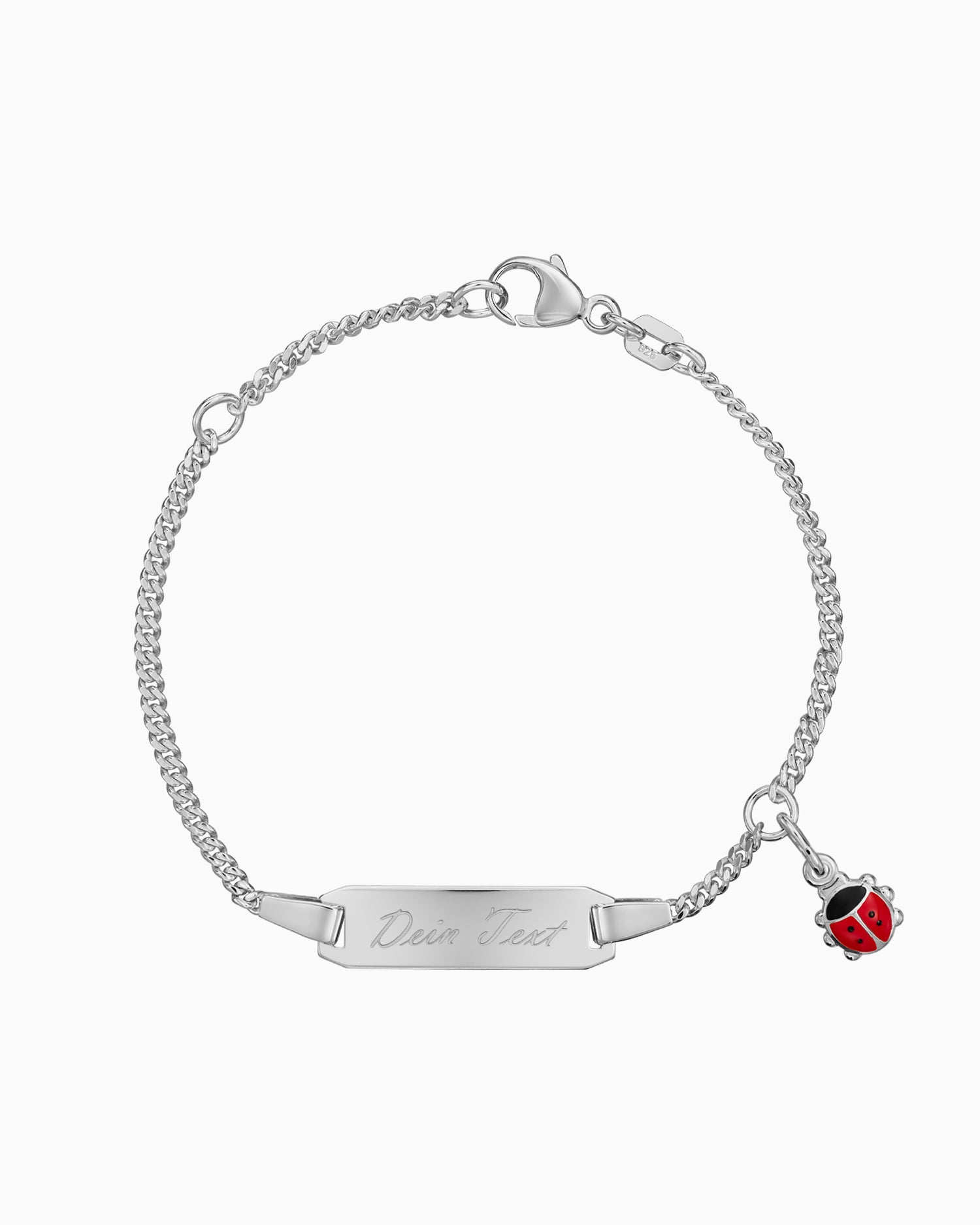 Gravurarmband Gravurplatte Marienkäfer
