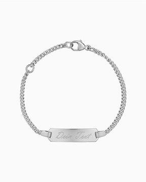 Gravurarmband Gravurplatte