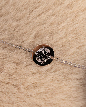 Dierenriemteken graveerarmband graveerplaatje rond