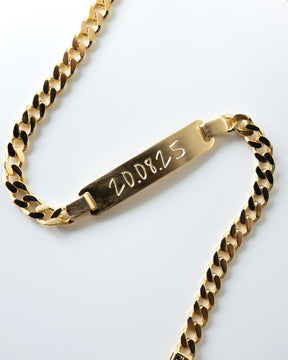 Engraved bracelet, engraving plate, matte finish
