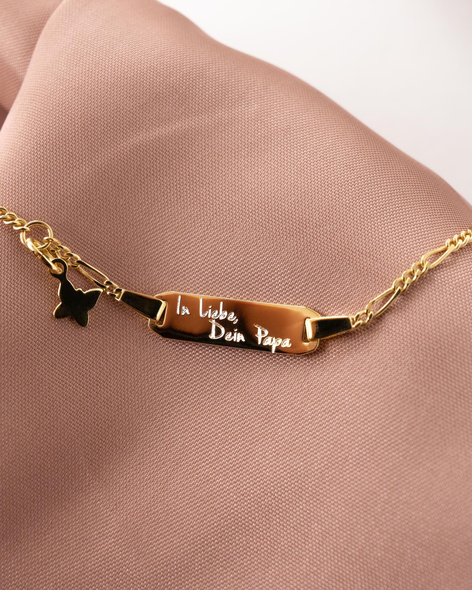 Engraving bracelet engraving plate butterfly