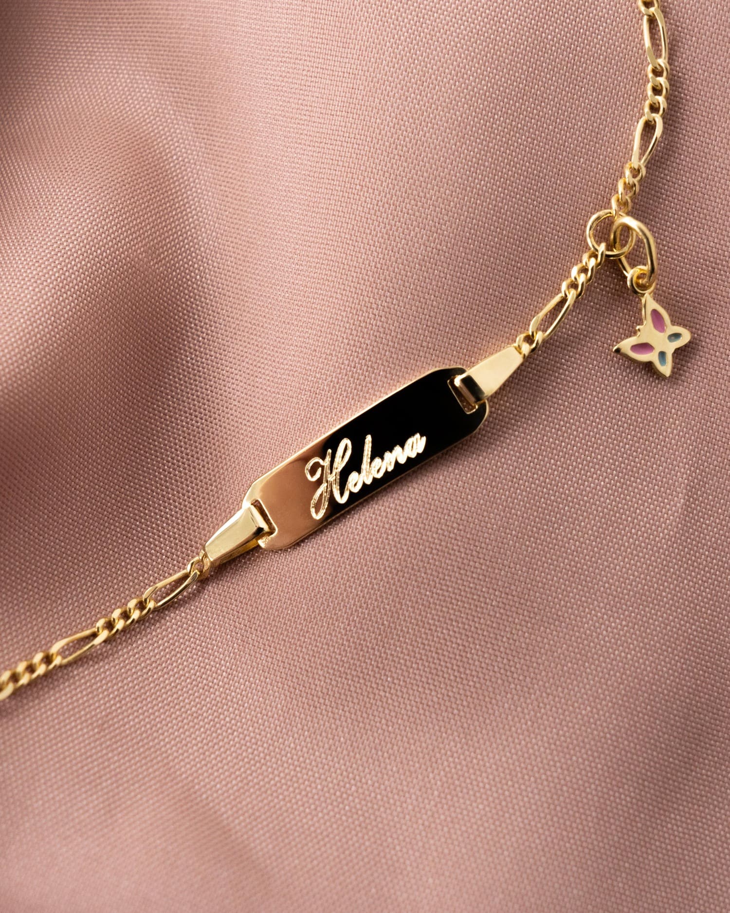 Engraving bracelet engraving plate butterfly