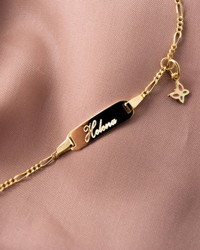Engraving bracelet engraving plate butterfly