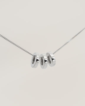 Ring Halskette Gravurplatte Anhänger
