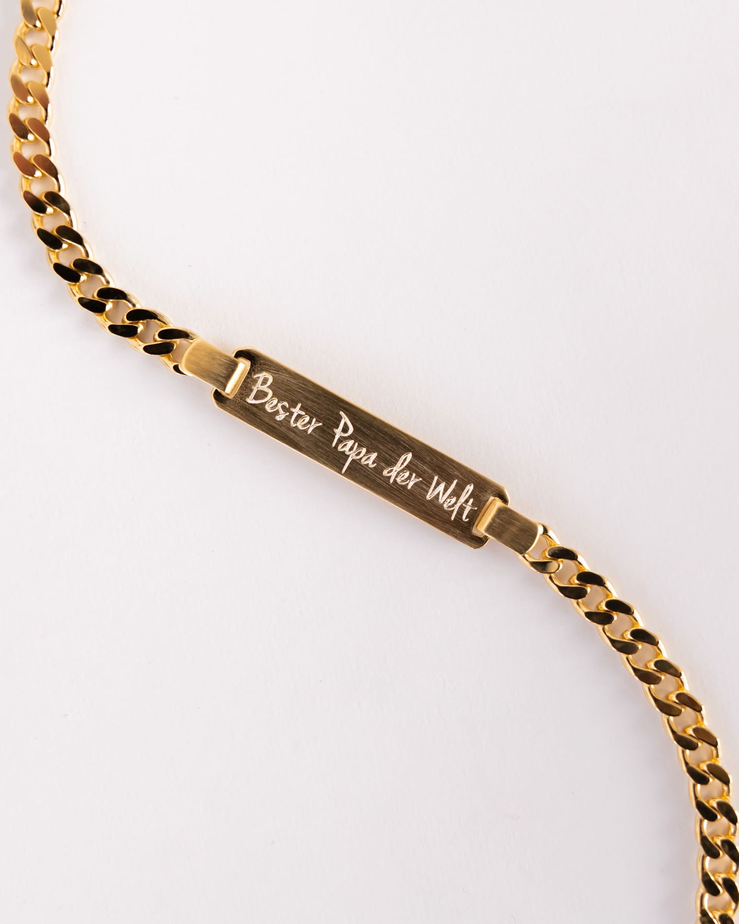 Gegraveerde armband, graveerplaatje, tank ID armband, matte afwerking