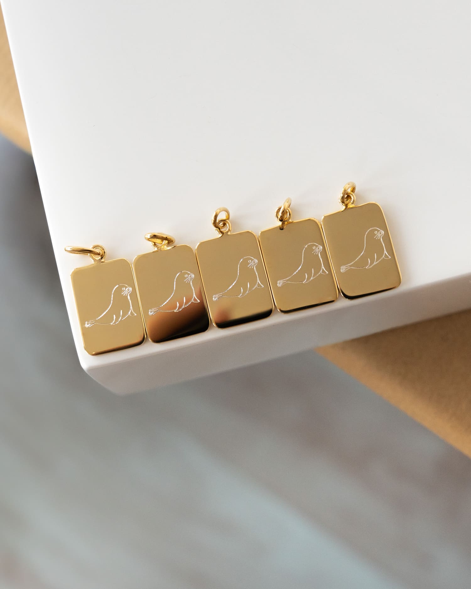 Image/Graphic Uploaded Engraving Plates Necklace Pendant Square