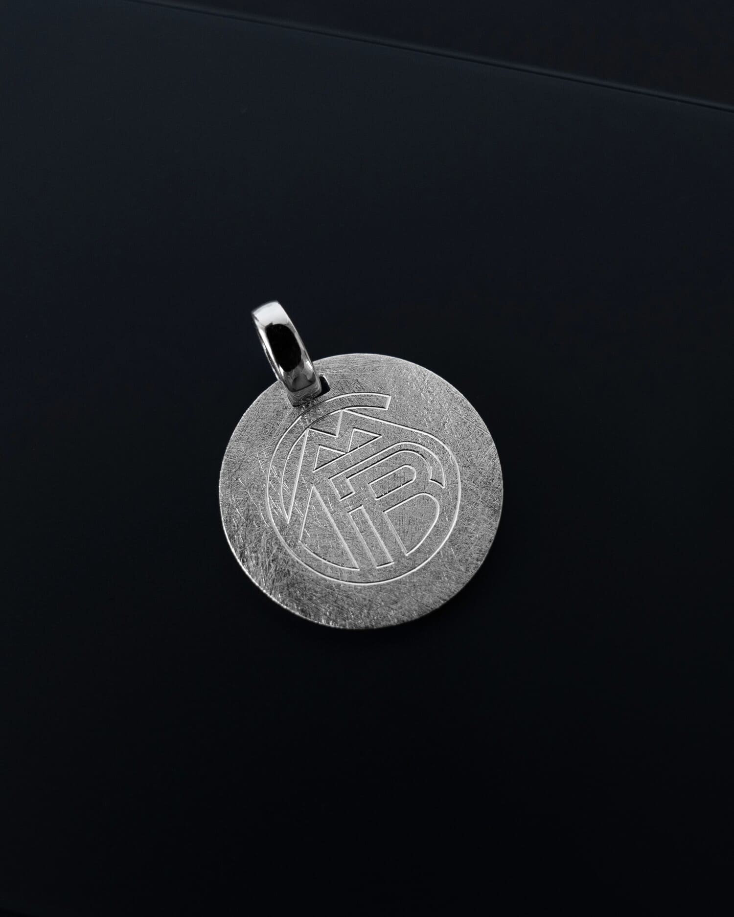 Image/Graphic Upload Engraving Plates Necklace Pendant Round Ice Matte