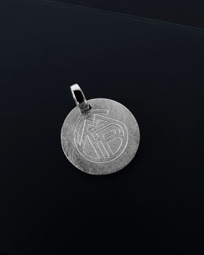 Image/Graphic Upload Engraving Plates Necklace Pendant Round Ice Matte