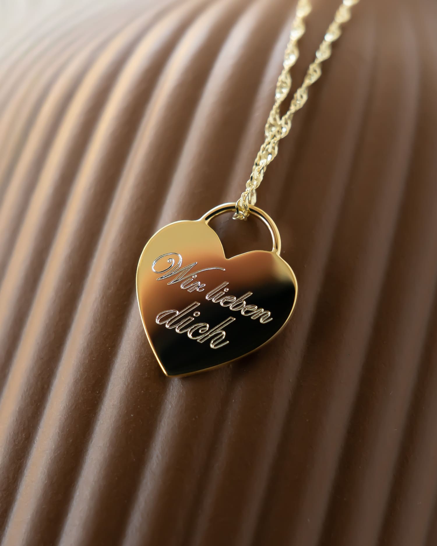 Heart Necklace Engraving Plate Pendant