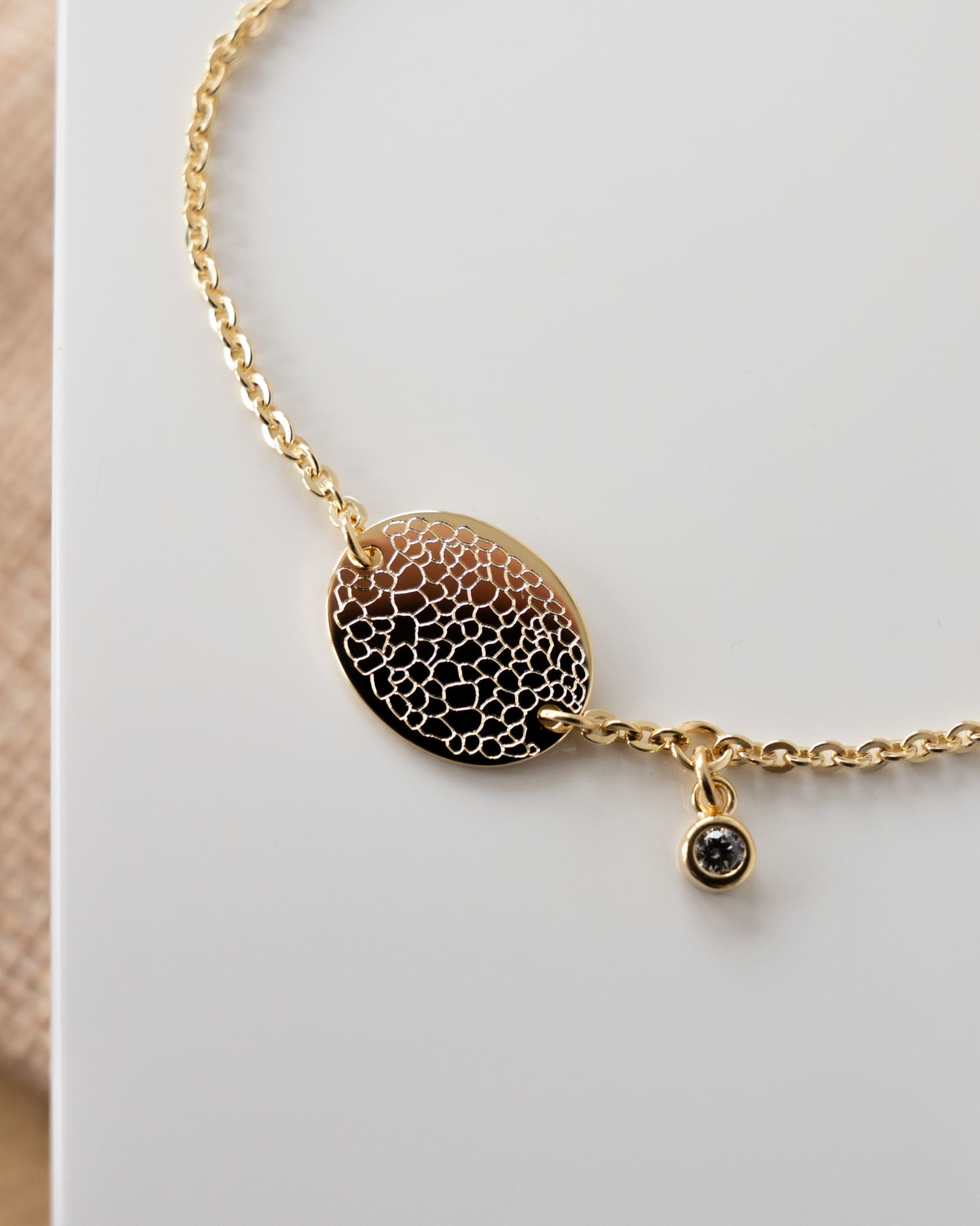 Engraving bracelet engraving plate oval zirconia