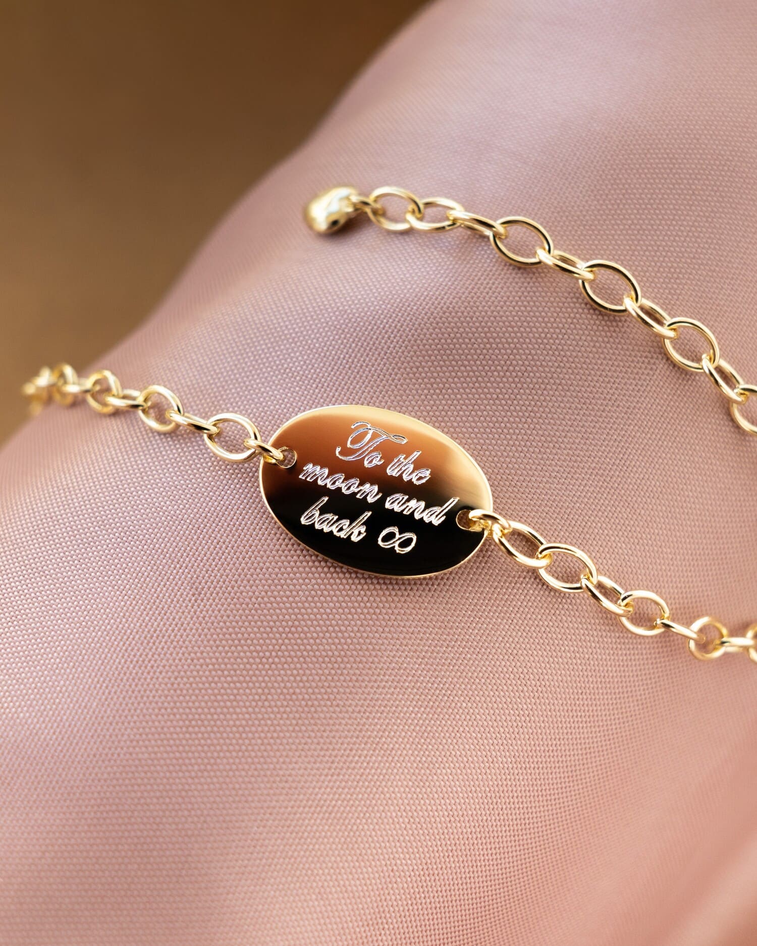 Gravurarmband Gravurplatte Oval