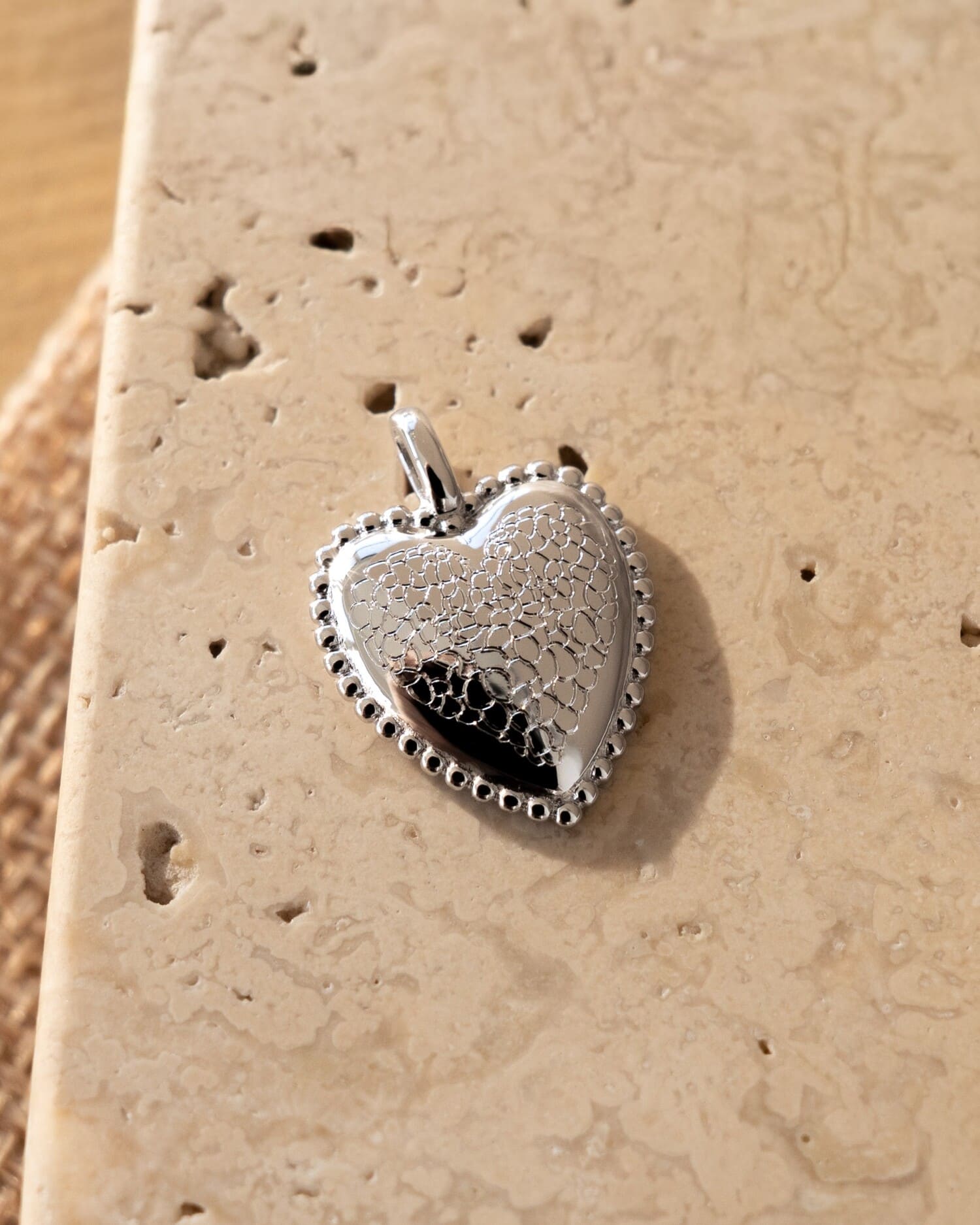 Noseprint Heart Necklace Engraving Plate Pendant