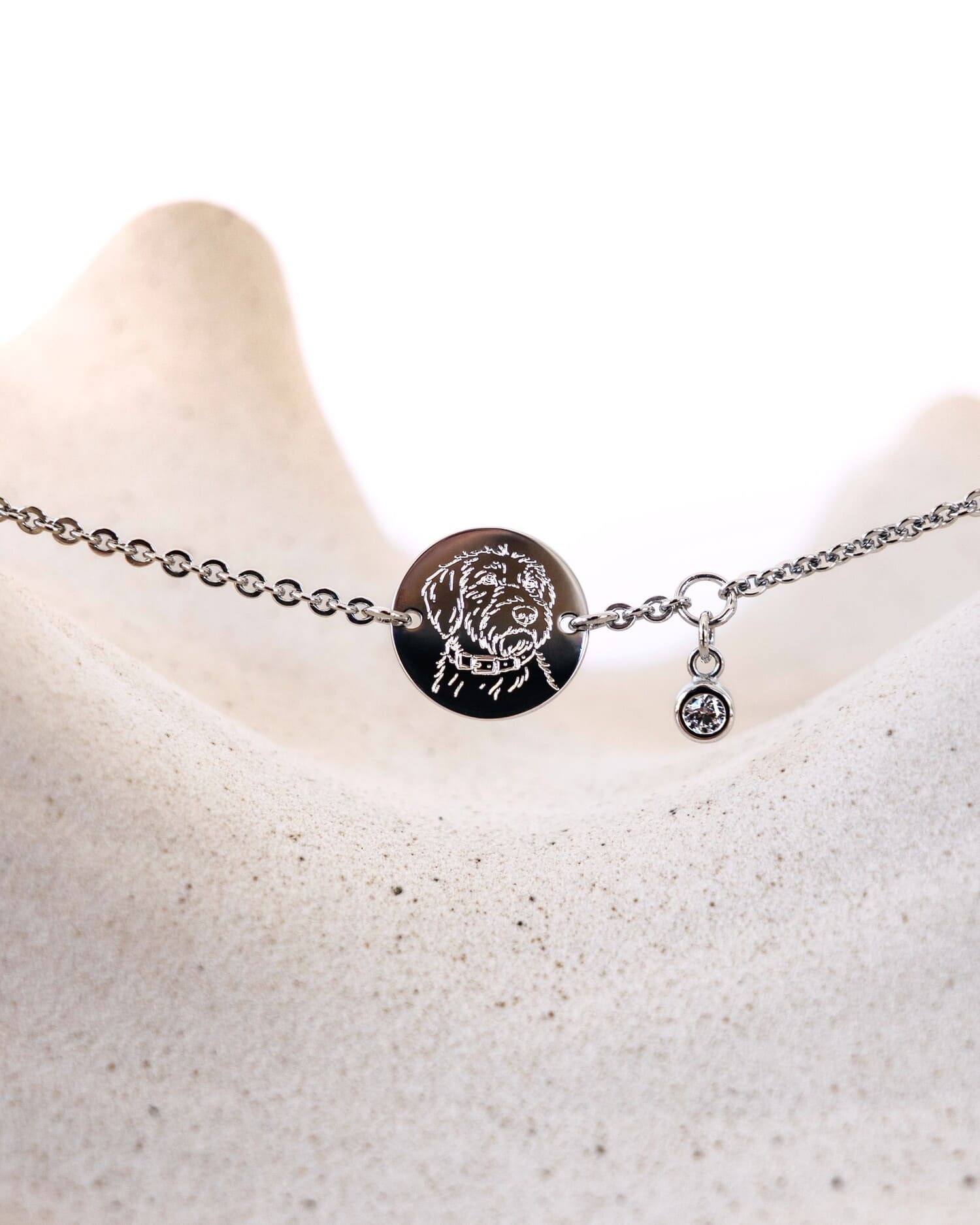Image/graphic upload engraving bracelet engraving plate round zirconia