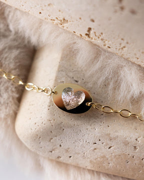 Fingerprint engraving bracelet engraving plate oval