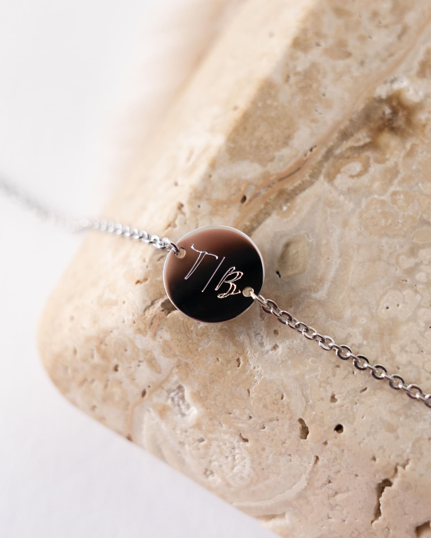 Engraving bracelet engraving plate round