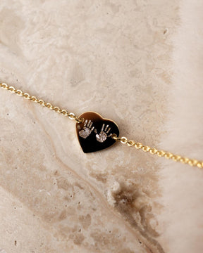 Graveerarmband graveerplaat hart
