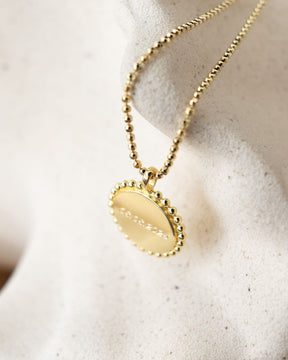 Gravurplatten Halskette Anhänger Rund 14mm