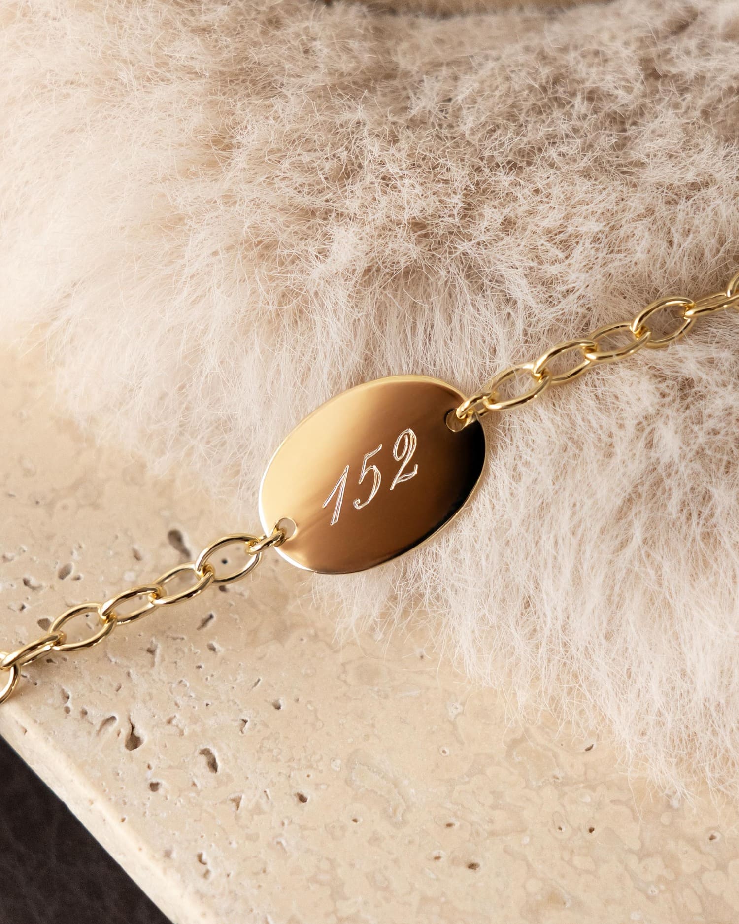 Graveerarmband graveerplaat ovaal