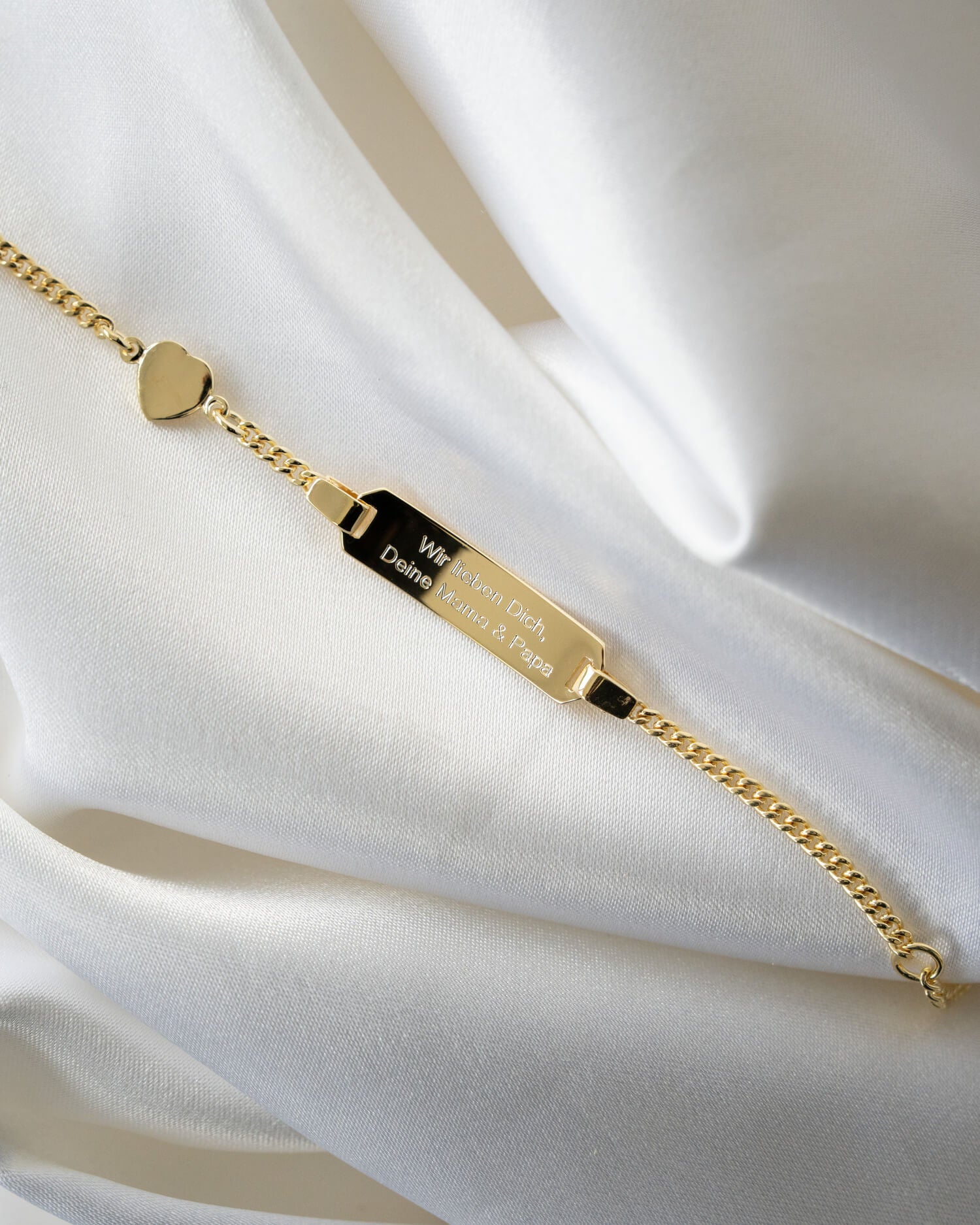 Gravurarmband Gravurplatte Herz