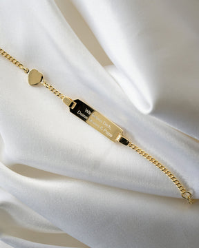 Gravurarmband Gravurplatte Herz