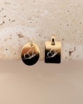 Image/Graphic Uploaded Engraving Plates Necklace Pendant Square