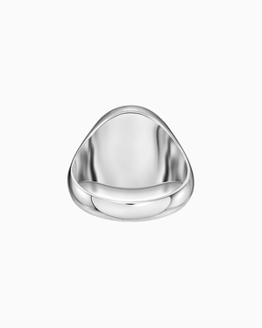 Siegelring Oval Gebürstet