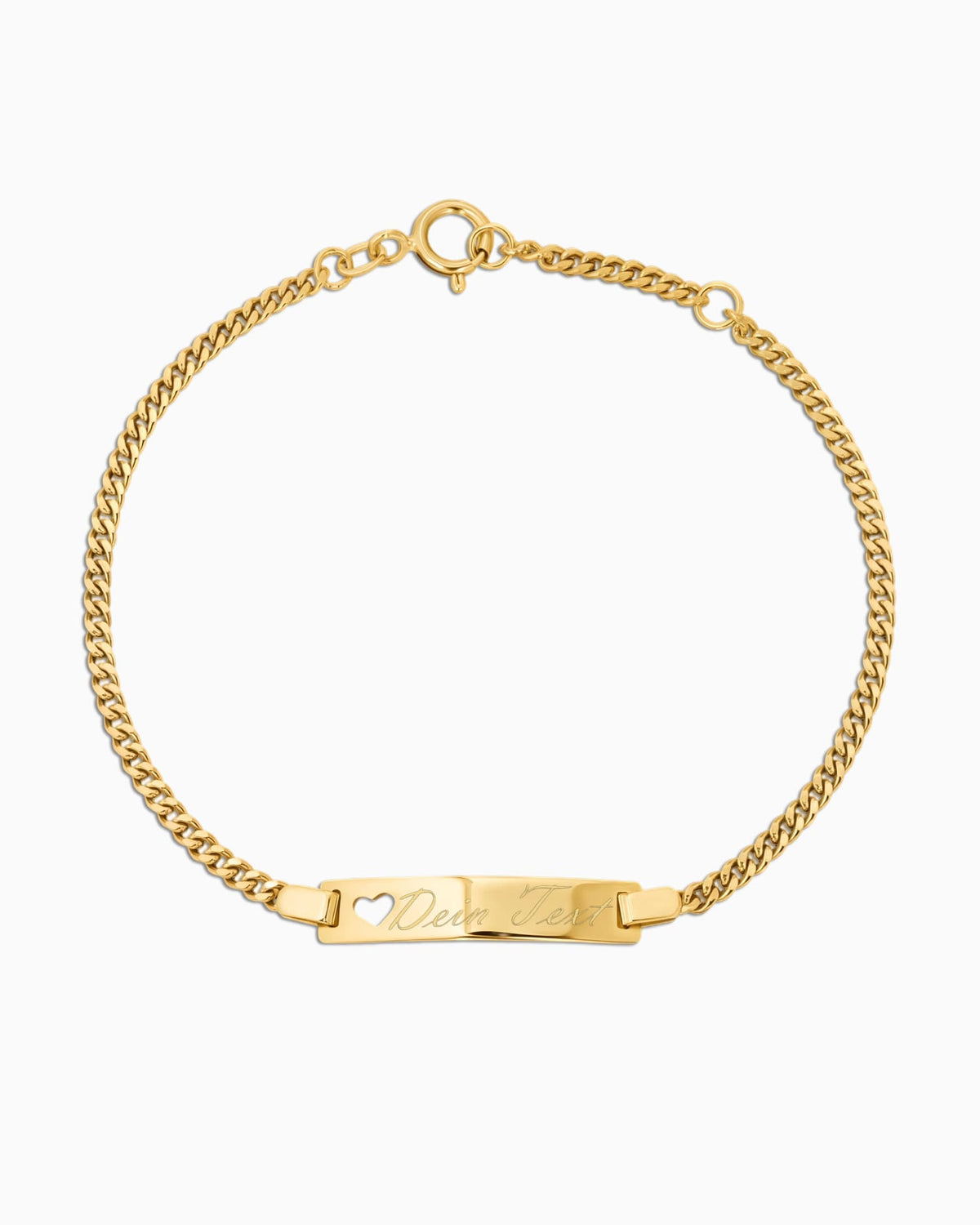 Gravurarmband Gravurplatte Herz