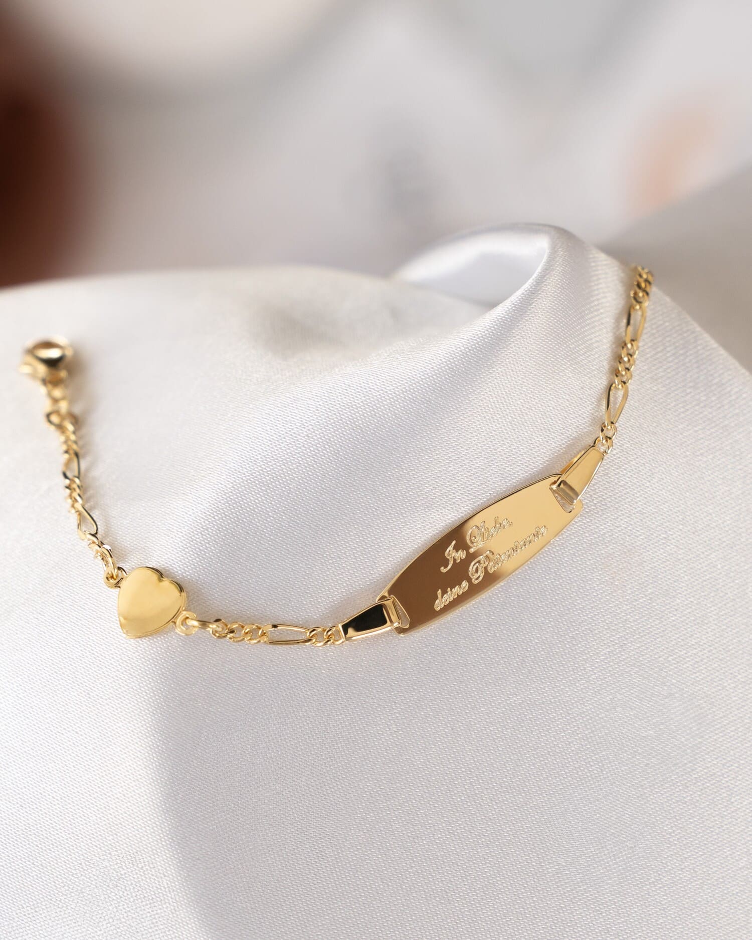 Gravurarmband Gravurplatte Herz