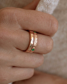 Name ring / Letter ring