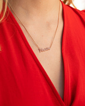 Namenskette Zirkonia