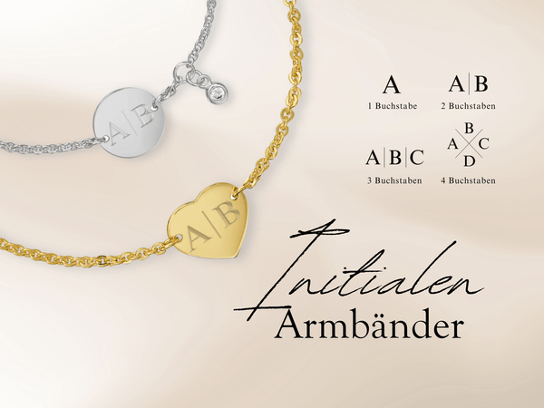 Damen Initialen Armbänder