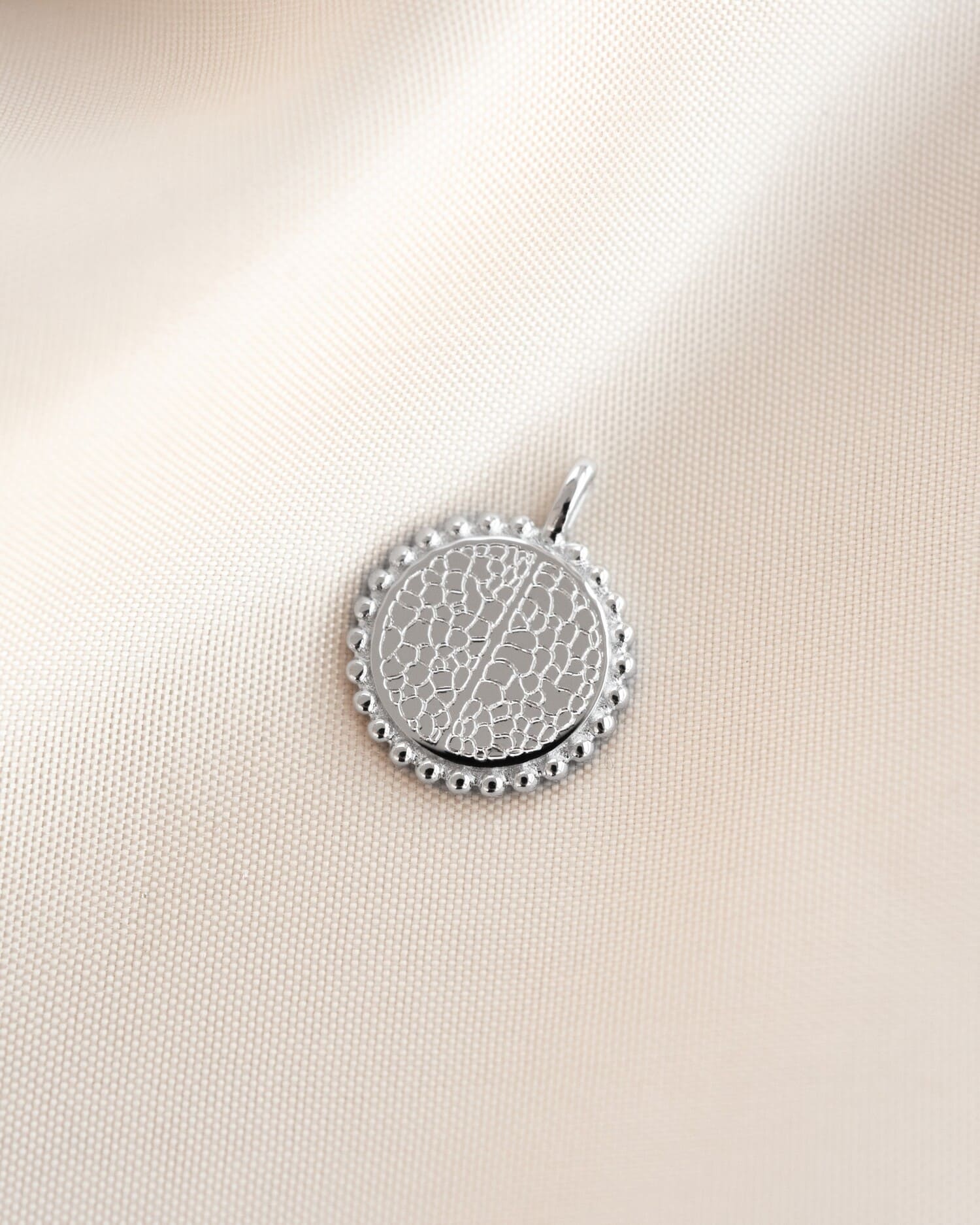 Nasenabdruck Gravurplatten Halskette Anhänger Rund 14mm