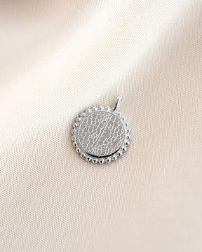 Nasenabdruck Gravurplatten Halskette Anhänger Rund 14mm