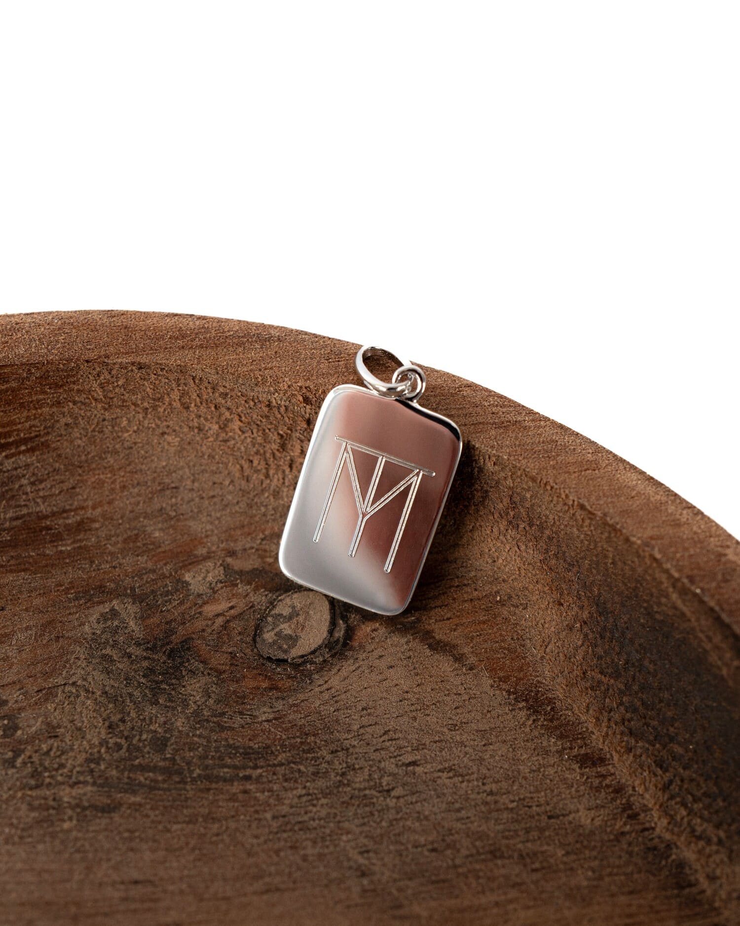 Bild/Grafik Uploud Gravurplatten Halskette Anhänger Eckig