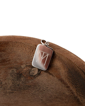 Bild/Grafik Uploud Gravurplatten Halskette Anhänger Eckig