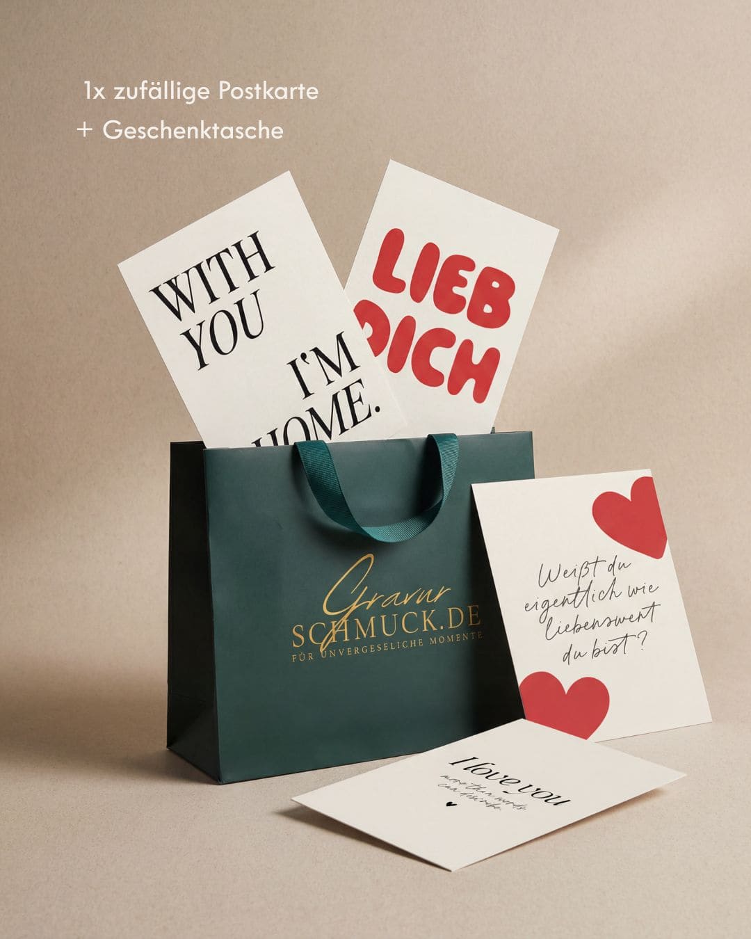 Geschenktasche & Valentintstagskarte