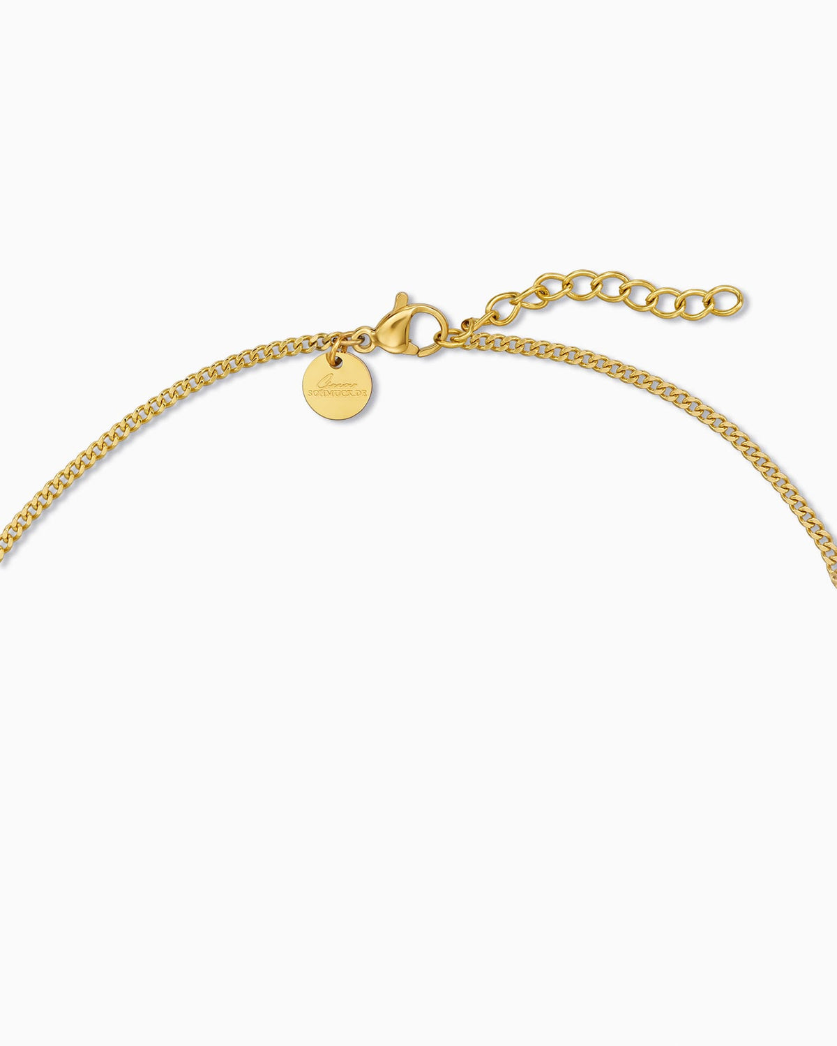 Panzerkette Edelstahl Gold