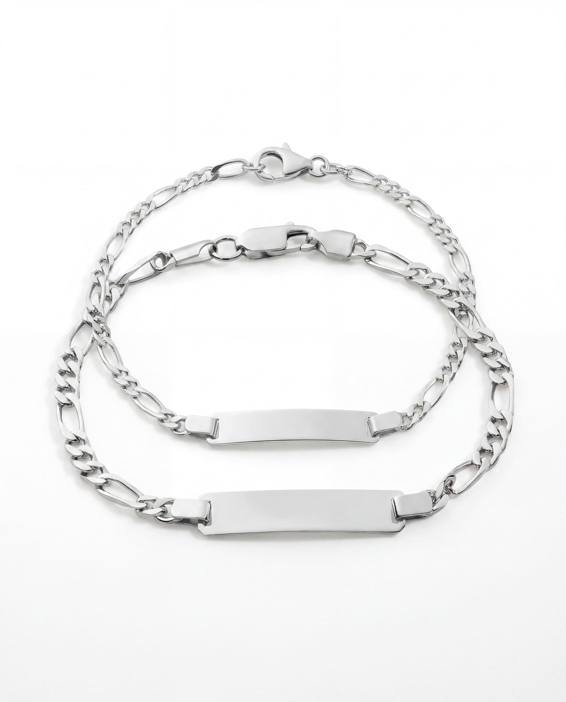 Partner Armband Gravurarmband Figaro