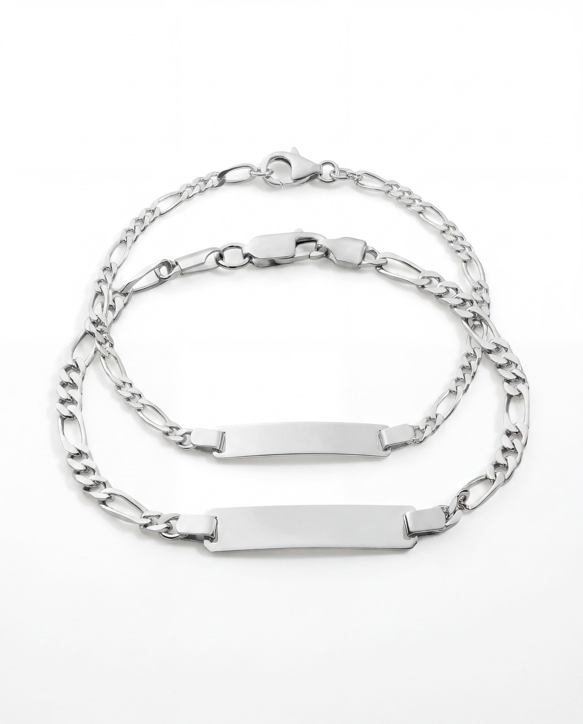 Partner Armband Gravurarmband Figaro