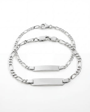 Partner Armband Gravurarmband Figaro