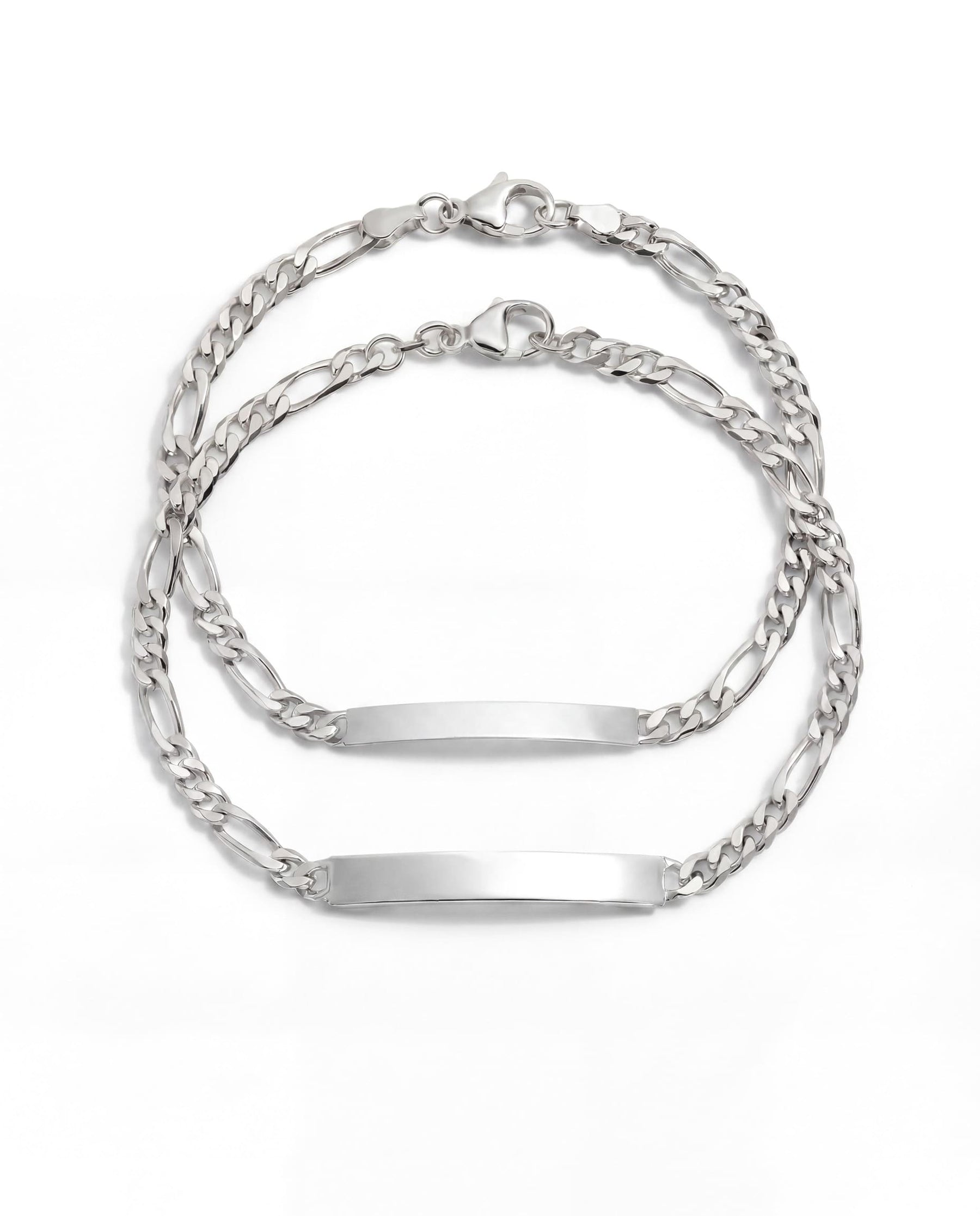 Partner Armband Gravurarmband Figaro