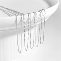 Trägerketten Damen 925 Silber Rhodiniert