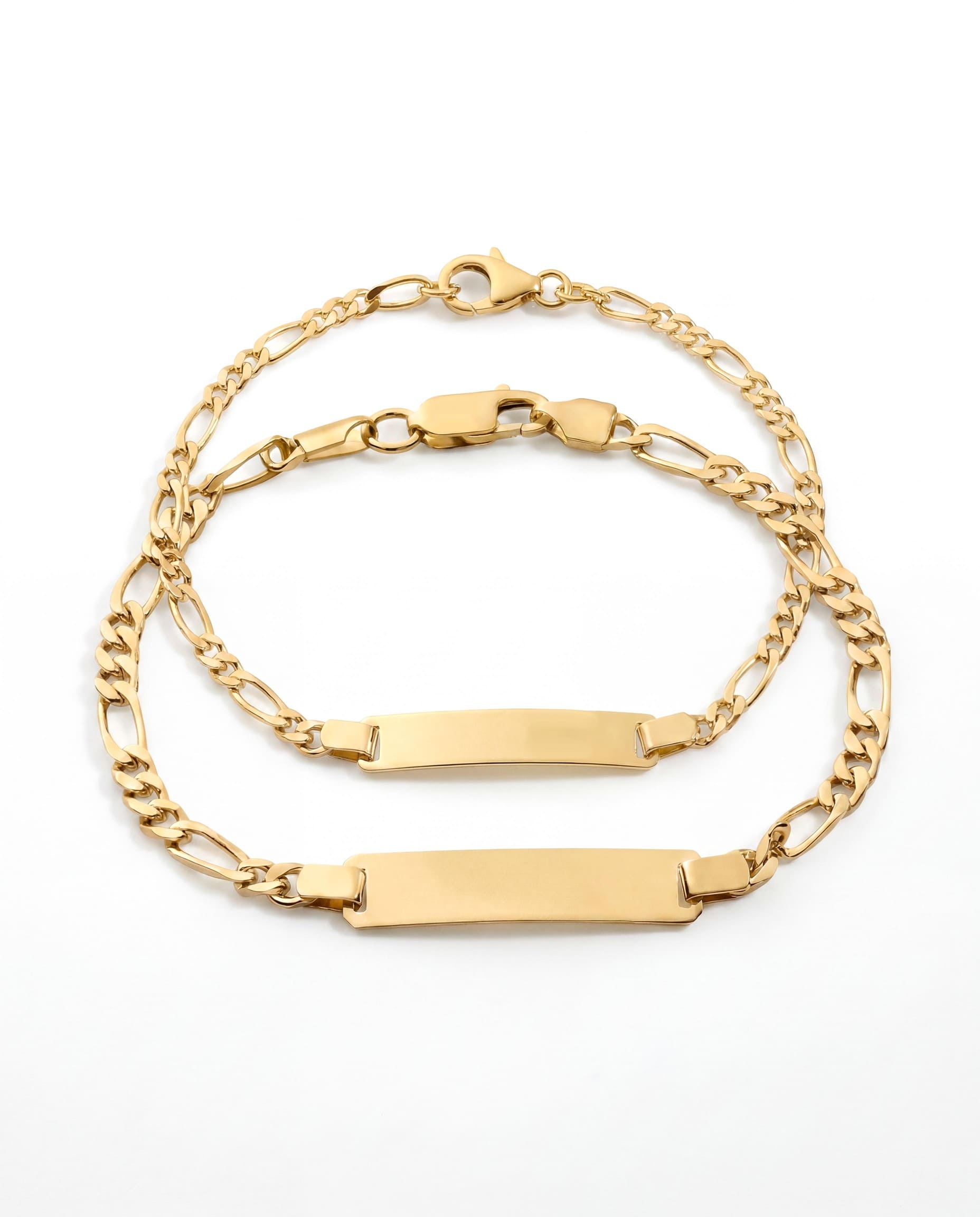 Partner Armband Gravurarmband Figaro