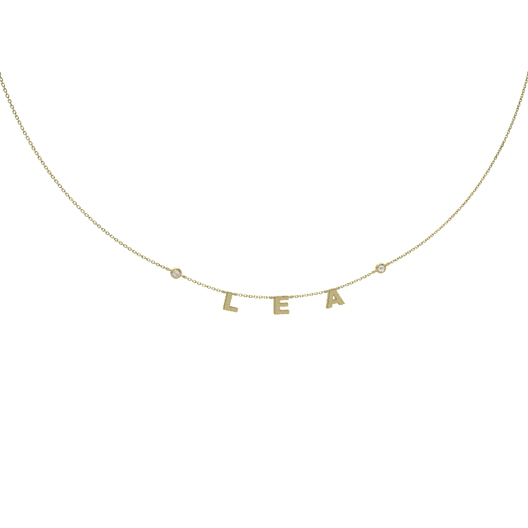 Letter Necklace Name Necklace