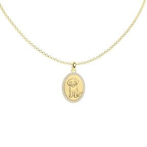 Animal Portrait Uploud Necklace Relief